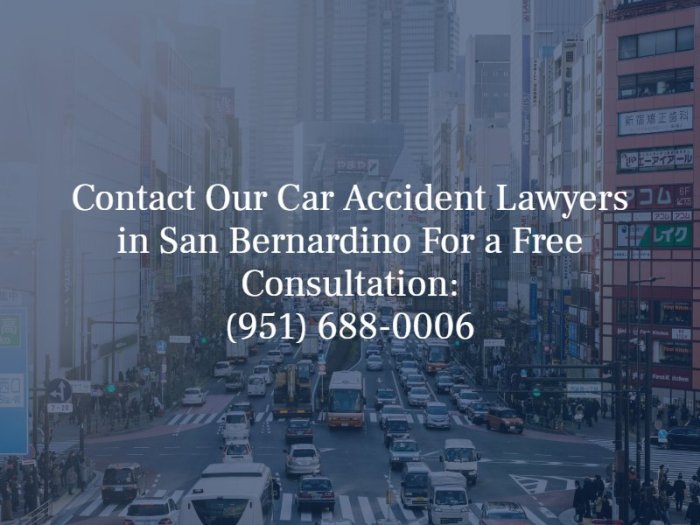 Car accident lawyer san bernadino