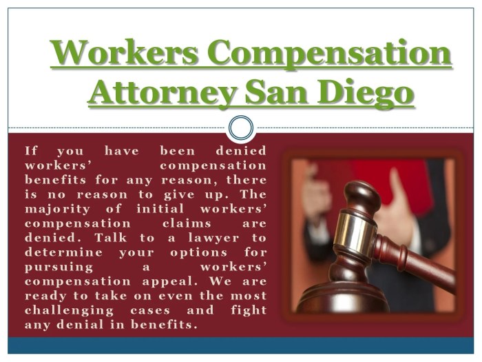 Workers attorney compensation san